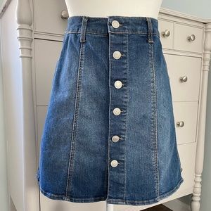 Mossimo High Waisted Denim Skirt